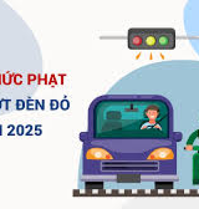 MỨC PHẠT LỖI VƯỢT ĐÈN ĐỎ, VƯỢT ĐÈN VÀNG NĂM 2025